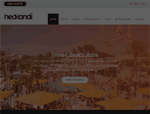 Tablet Screenshot of hedkandi.com